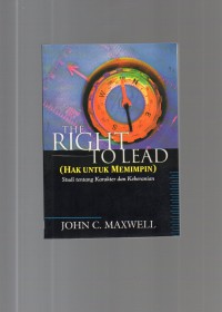 Image of The Right to Lead (Hak Untuk Memimpin)